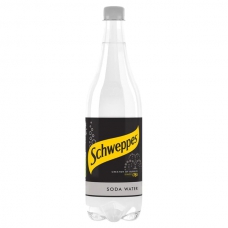 SCHWEPPES SODA WATER 1L (CASE 12)