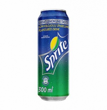 SPRITE LOWER SUGAR 300ML CAN (CASE 24)